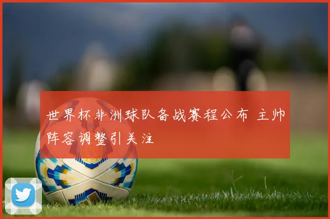 世界杯非洲球队备战赛程公布 主帅阵容调整引关注