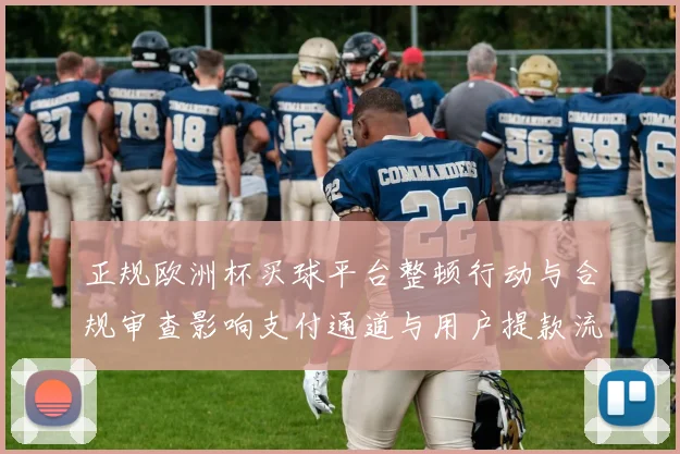 正规欧洲杯买球平台整顿行动与合规审查影响支付通道与用户提款流程