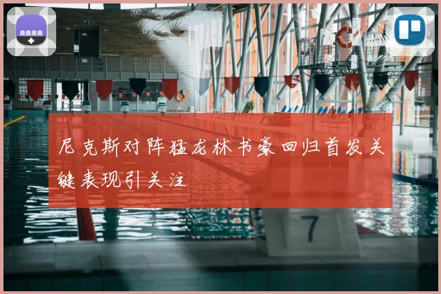尼克斯对阵猛龙林书豪回归首发关键表现引关注